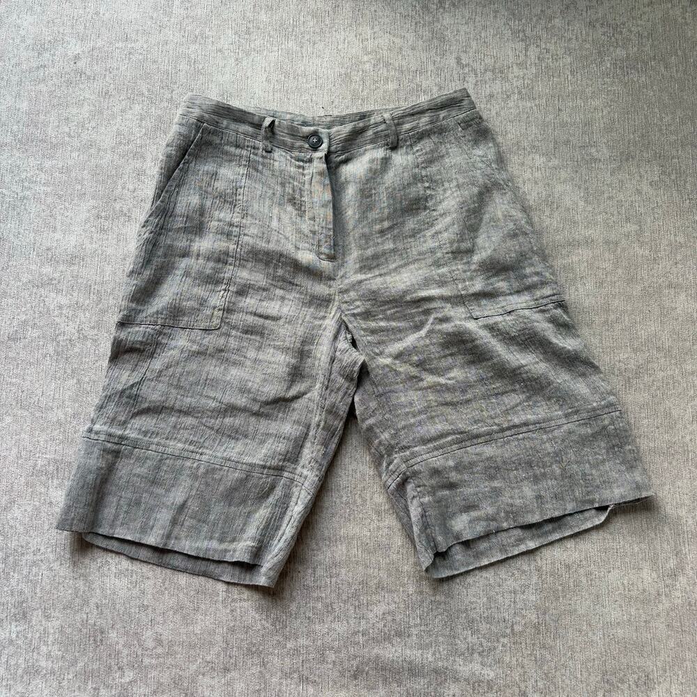 Poetry Linen Jorts Long Shorts